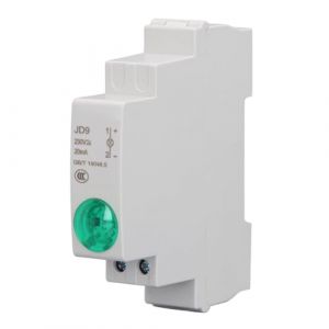Voyant LED sur Rail DIN, éclairage sur Rail DIN Modulaire 20 MA AC DC 230 V pour Boîte de Distribution (GREEN) (Yanmissya, neuf)
