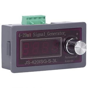 G&eacute;n&eacute;rateur de signal 4-20mA, haute pr&eacute;cision 4-20mA 0-10V G&eacute;n&eacute;rateur de signal de tension de courant Simulateur analogique de tension de courant pour le r&eacute;glage de la valeur du panneau PLC Test LED (Guoenir, neuf)