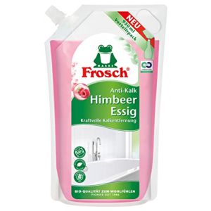 Frosch Nettoyant anti-calcaire au vinaigre de framboise, extra puissant contre la saleté et le calcaire, pour cuisine et salle de bain, dans une recharge (1 x 950 ml) (MaguyStore, neuf)