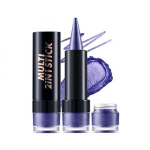 2 en 1 fard &agrave; paupi&egrave;res nacr&eacute; et eyeliners b&acirc;ton double t&ecirc;te estompable stylo pour maquillage des yeux &agrave; la mode stylo nacr&eacute; (qoeifj, neuf)