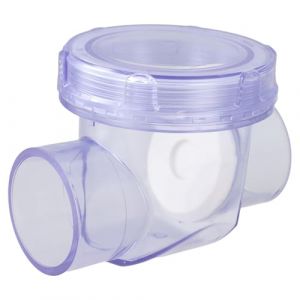 Lawnoval Clapet anti-retour en PVC 50 mm pour syst&egrave;mes d'&eacute;gout, clapet anti-retour pour tuyaux de vidange avec pr&eacute;vention du refoulement, construction durable r&eacute;sistante &agrave; la chaleur (Midas Deal, neuf)