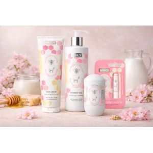 Biobaza Bees & Goats Kit de soins de la peau au miel et au lait de ch&egrave;vre (die Idee2.0, neuf)