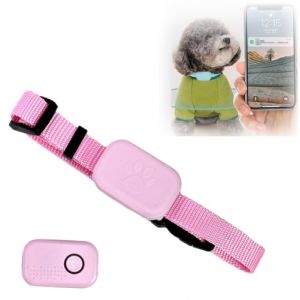 Chat Tracker, Collier GPS Chat Tracker, Aide à Localiser Votre Chat, Idéal pour Chiens et Chats de Petite et Moyenne Taille, pour Apple Find (Compatible avec iOS/Android) (Rose, Petite Taille) (CHUANQIAO, neuf)