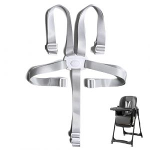 UIEXAY Sangle de S&eacute;curit&eacute; pour Chaise Haute, Harnais 5 Points pour Poussette,Ajustable Ceinture de S&eacute;curit&eacute; pour Poussette, pour Chaise Haute B&eacute;b&eacute; Landau,harnais chaise haute (Behaodian Store, neuf)