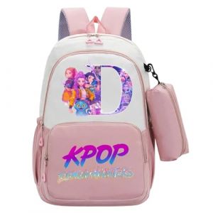 G&eacute;n&eacute;rique Sac &agrave; dos K-Pop Demon Hunters Sacs d'&eacute;cole K POP Hunters Huntrix Anime Rumi/Mira/Zoey Imprim&eacute;s de personnages de Films Sac &agrave; dos Imperm&eacute;able et Portable pour Les Fans Gar&ccedil;ons et Filles (PANGKII, neuf)
