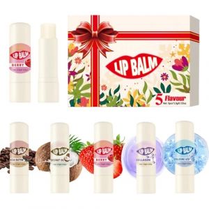 Ensemble De Baume À Lèvress - 5 Pièces De Crème À Lèvrees Repulpante | Hydratation Pour Les Femmes,Soin Des Lèvres Jour Et Nuit,Protège Contre La Sécheresse, Baume Adoucissant Pour Les Lèvress,Formule (spellu, neuf)