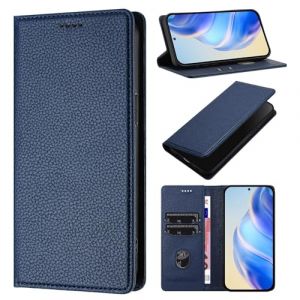 Coque pour Samsung Galaxy S6 Edge, Housse en RFID Etui en Cuir PU Portefeuille [Antichoc] [Magn&eacute;tique] [Porte Cartes] [Stand Fonction] Flip Coque (Bleu) (TENGLAN, neuf)