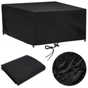 rngcpto Housse Salon de Jardin Exterieur 210x90 Housse Table de Jardin 210x90x75cm Impermeable Housses pour Mobilier de Jardin Anti-UV Housse de Protection Salon de Jardin Bache Table Exterieur (Uniqueplace, neuf)