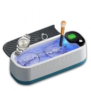 LAIVIYA Nettoyeur &agrave; ultrasons, 45000 Hz Machine &agrave; Laver &agrave; ultrasons Lunettes, Nettoyeur &agrave; Bijoux &agrave; ultrasons avec 3 Modes de Nettoyage pour Lunettes, Bijoux Montres et Autres Accessoires, 300-500 ML (PAPAPANOU_RAFAELLA, neuf)
