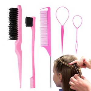 Kit de tressage de cheveux, outil de coiffure pour boucles de cheveux, Outil de boucle de cheveux pour femmes, Ensemble d'outils de boucle de cheveux portables pour femmes, outil de tresse de cheveux (manlia, neuf)