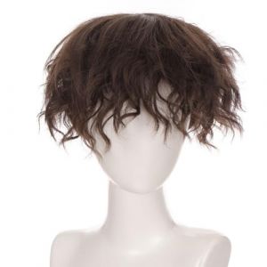Cheveux courts T&ecirc;te compl&egrave;te Toupee Color&eacute; Anime Unique pour Halloween Cosplay Mascarade Photo Accessoires (sheQImaoYI, neuf)
