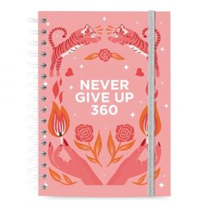 Women Warriors Agenda 2026 Journalier A5 Never Give Up 360 &ndash; Daily Planner Spiral&eacute; 1 Jour par Page avec Trackers Mensuels, To-Do Lists et Notes Quotidiennes | Tiger (Women Warriors, neuf)