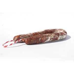 Chorizo dulce de Zamora (Espagne). Chorizo ​​Sarta extra de 500 grs. Snack salé idéal à partager en famille/amis. Saucisses maison. Produit artisanal. Saucisse 100% naturelle. Chorizo Espagnol. (TAMANAKO, neuf)