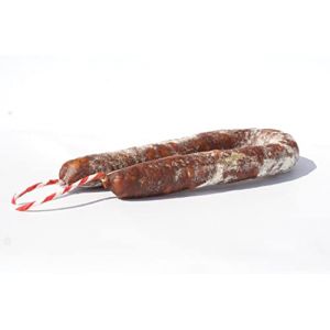 Chorizo dulce de Zamora (Espagne). Chorizo ??Sarta extra de 500 grs. Snack salé idéal à partager en famille/amis. Saucisses maison. Produit artisanal. Saucisse 100% naturelle. Chorizo Espagnol. (Paulino Iglesias, neuf)