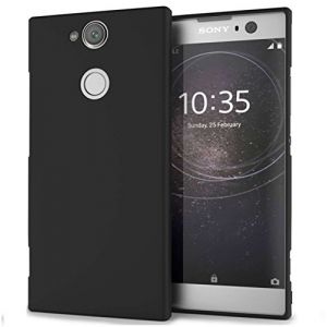 COPHONE® Coque Noir Compatible avec Sony Xperia XA2 Ultra, Housse Etui Noir en Gel TPU Silicone Souple Ultra Mince avec Anti Choc pour Xperia XA2 Ultra (6,0 Pouces) (CoPhone, neuf)