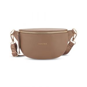 Expatri&eacute; Sac &agrave; Main pour Femmes Marron - Alice Small - Sac Banane en Cuir V&eacute;g&eacute;tal pour Festival, Voyage et Vie Quotidienne - Sac &agrave; Hanche El&eacute;gant - D&eacute;perlant (Ecom-Brands, neuf)