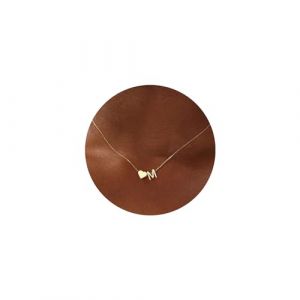 Turandoss Collier Or avec Lettre Initiale M pour Femme Plaqu&eacute; Or 14K Pendentif C&oelig;ur avec Lettre Cadeau Bijou &Eacute;l&eacute;gant pour Maman No&euml;l ou d'anniversaire pour une m&egrave;re ou une amie. (LIZHISP, neuf)