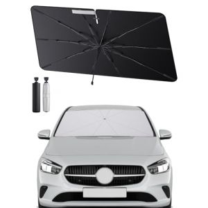 SHAOHAO Compatible avec Mercedes Classe B W247 2020-2025 Parasol Pare-Brise Pliable pour Voitures, Protection UV pour Parasols de Voiture Pare Soleil Pare Brise Avant Mercedes W247 Accessoires (SHAOHAO, neuf)