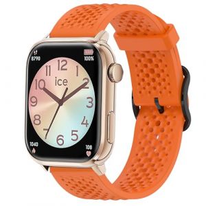 Lamshaw Bracelet Montre Connect&eacute;e en Silicone,Compatible Ice-Watch ICE smart 2.0 1.96''watch, L&eacute;ger, R&eacute;sistant &agrave; l'Eau & Hypoallerg&eacute;nique,Id&eacute;al pour le Sport, les Voyages & les Looks Tendance (orange) (Lamshaw, neuf)