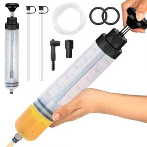 TOPRUNYI Seringue a Huile,Pompe Vidange Huile Moteur,Seringue 500ml,Seringue Huile Boite de Vitesse avec Tube D'extension,pour Liquide Frein, Huiles Transmission,Liquide Refroidissement (RUNYI store, neuf)
