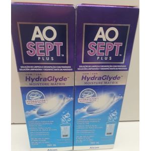 Aosept Plus avec HydraGlyde Solution nettoyante en profondeur pour lentilles de contact 2 x 360 ml (OPTICEXPRESS EU, neuf)