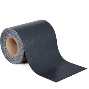 WOLTU Bandes Brise-Vue en PVC de 450g/m², Rouleau Brise-Vue Occultant 19cm x 70m, Résistant au Vent et au Soleil, pour Clôture, Jardin, Balcon, avec 50 Clips de Fixation, en Gris Charbon (WOLTU GmbH, neuf)