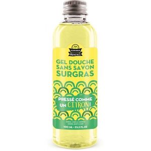 Gel douche 100 ml Pressé comme un Citron série limitée - Les Petits Bains de Provence - Gel douche ludique et amusant (La Malle Au Trésor, neuf)