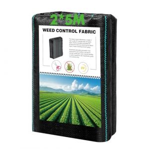 Vegamall 2x5M Toile de Paillage en 100g/m² Geotextile Anti Mauvaises Herbes Contre Les Mauvais Herbes Anti Repousse (EU-JINDISHENG, neuf)