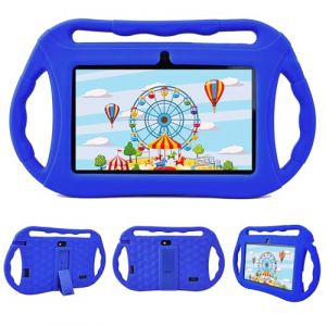 Veidoo Tablette Android 7 Pouces,2Go RAM 32Go ROM, WiFi, &Eacute;cran HD, Application Pr&eacute;install&eacute;e avec Contr&ocirc;le Parental, Jeux, &Eacute;tui &Eacute;ducative pour Enfants (Bleu) (Chaoxin-EU, neuf)