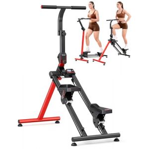 YOLEO Stepper d'Escalier pour la Maison, Stepper Cardio Pliable avec 3 Modes d'Entra&icirc;nement, Guidon et P&eacute;dales R&eacute;glables, Capacit&eacute; 300 kg, 90% Pr&eacute;-assembl&eacute; (CHENVOPSDMB, neuf)