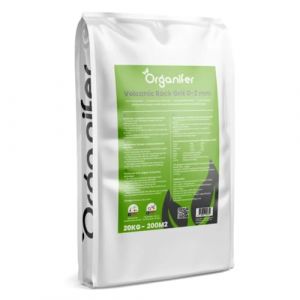 Gravier Pierre De Lave Volcanique - 20 Kg - 200 M2 - Gravier Jardin Extérieur - Pierre Volcanique Décorative Pour Massifs, Pots, Allées - Ph 7,6 - Taille 0-2 Mm - Organifer (Wilpe Store, neuf)