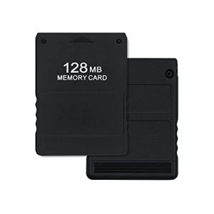 Mcbazel Carte m&eacute;moire de jeu 128MB sur PS2 Accessoires de Sauvegarde Haute Vitesse Carte de Stockage Compatible avec le jeu PlayStation 2 (InniSpec, neuf)