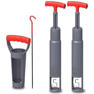 WEBBOMB Pi&egrave;ge &agrave; campagnols V1 - Non toxique et r&eacute;utilisable - Pi&egrave;ge efficace en plastique pour campagnols dans le jardin - Pi&egrave;ge &agrave; campagnols - Pi&egrave;ge &agrave; souris et &agrave; oiseaux (kit complet de 2 pi&egrave;ges et (WEBBOMB GmbH, neuf)