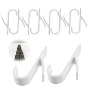 10 Pcs Crochet Radiateur Rond, Patere Radiateur Seche, Accroche Sèche-serviettes Plastique,Crochet Serviette Salle De Bain,Crochets pour Chauffant Peignoir,Tous Les Radiateurs Standards (Newbilty OU, neuf)