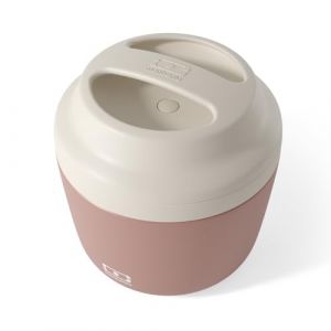 monbento - Bento Lunch Box Isotherme Element rose Moka - Boite Repas qui Maintient au Chaud/Froid Jusqu'&agrave; 10h - Id&eacute;ale pour Travail/Universit&eacute;/Pique-Nique - 550 ml - Sans BPA (mon bento, neuf)