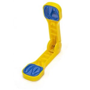 Set : moule &agrave; p&acirc;te &agrave; truite 2 en 1 en forme de larve d'abeille r&eacute;aliste et en forme de goutte, moule &agrave; app&acirc;t, jaune, vert ou rouge + autocollant Petri Heil! (jaune) (STMK-Trade, neuf)