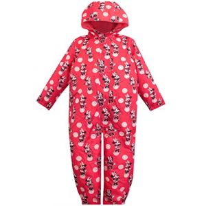 Disney Combinaison Imperm&eacute;able Fille Minnie Mouse Rose 2-3 ans (Character FR, neuf)