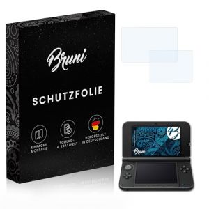Bruni Protecteur d'écran compatible avec Nintendo 3DS XL 2012 Film Protecteur, cristal clair Écran protecteur (Set de 2) (@FoliX GmbH, neuf)