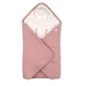 BEMINI - BISIDE Nid d'ange 0-12m - Mod&egrave;le Universel 3 & 5 Points - Pady Quilted + Teddy - (Bemini Belgium, neuf)