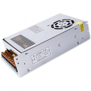 Bloc d'alimentation &agrave; d&eacute;coupage 12 V 20 A 240 W - Adaptateur secteur pour voiture - Transformateur LED - Transformateur de commutation - AC 110 V/220 V CC 12 V 20 A 240 W - Convertisseur de tension (ELENASI, neuf)