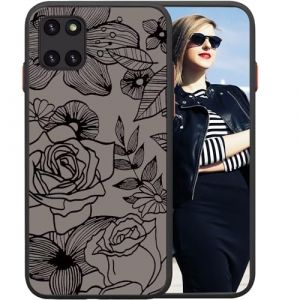 POUHYE Coque pour Samsung Galaxy A81 / M60S / Note 10 Lite Etui,Case Protection Antichoc en Silicone Souple,Coque Mate Translucide Anti-Rayures Dur PC,Prot&eacute;ger L'appareil Photo,3D Imprim&eacute; Rose Design (SUPGUARD-EU, neuf)