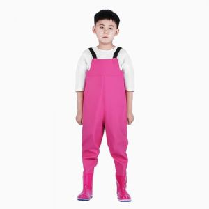 Wansiman Cross Water Poitrine Waders,Water Cuissardes de pêche,Pantalon de Pataugeoire avec des Bottes,imperméable,Respirant,Unisexe,Enfant,pour Pêche à la Mouche,Aventures en Plein Air (onesman, neuf)