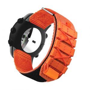 HYSDFFG Nylon Bracelet pour SUUNTO Core, Montage Rapide Bracelet de Rechange Robuste pour Homme Compatible avec SUUNTO Core Bracelet (A) (HYKEJI, neuf)