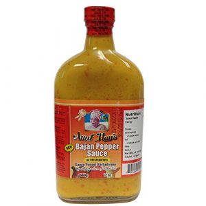 Aunt May's Bajan Pepper Sauce 340 g (Spellbound England, neuf)