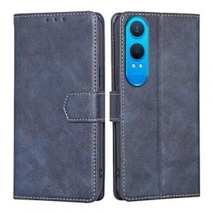 RankOne Coque pour OnePlus Nord CE4 Lite 5G (6.67" inches), Coque Etui Protection Housse Premium en Cuir PU - Bleu (Rankone, neuf)