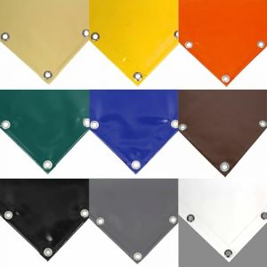 TENDEEVOLUTION Bâche de Protection Extérieur Imperméable en PVC 650g/m² avec Œillets pour Bâches Tous Les 50cm, Anti-Pluie, Anti-Moisissure, Résistante, pour Jardin et Pergola (3 M X 6 M, Blanc) (Tendeevolution, neuf)