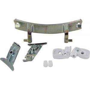 CANDY - CHARNIERE COMPLETE DE PORTE HUBLOT pour lave linge CANDY (Groupe Dragon, neuf)