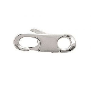 Les Plaisirs de Stella Fermoir Mousqueton en Argent 925/000-15 mm - Largeur 5 mm (Tata Gisèle, neuf)