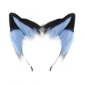 Watreketal Serre Tete,Serre-tête oreilles de chat Cosplay Femme Étudiants Carnavals Personnage d'anime Serre-tête oreilles de chat Serre-têtes en peluche Cerceau de cheveux de Noël (Xuanlang Trading, neuf)