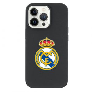 LA CASA DE LAS CARCASAS Coque pour iPhone 13 Pro du Real Madrid avec blason Real Madrid en silicone liquide pour protéger votre téléphone. Couche souple sous licence officielle Real Madrid (La Casa de Las Carcasas, neuf)